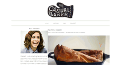 Desktop Screenshot of casualbaker.com