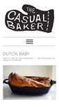 Mobile Screenshot of casualbaker.com